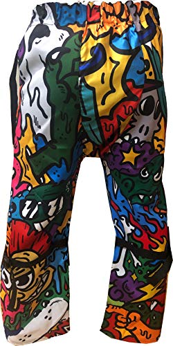 Fang Inline Roller Hockey Pants Adult Senior (Graffiti, Medium)