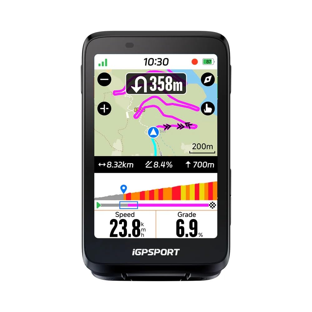 ほぼ新品】iGPSPORT BiNavi サイクルコンピューター本体（Amazon.co.jp 
