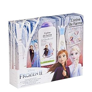 Corine de Farme Frozen cadeauset, kindergeur, douchegel voor kinderen, haarclip voor meisjes, armband voor kinderen…