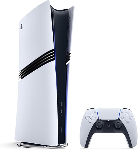 Playstation Sony, Console 5 Edition Pro 2 To, Performance 120 FPS, Traçage de Rayons Avancé, Upscaling IA PSSR, 1 Manette DualSense avec Retour Haptique et Gâchettes Adaptatives, Couleur : Blanche - 1