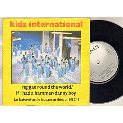KIDS INTERNATIONAL - REGGAE AROUND THE WORLD - 7 inch vinyl / 45
