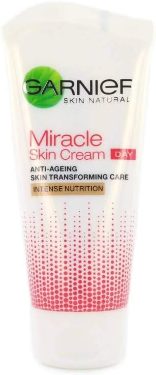 Garnier Miracle Skin Cream Anti Ageing Day Skin Transforming Care 50ml Day Moisturiser for Age 50+