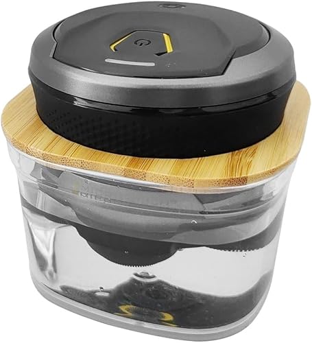 Miniatura 3 de Soporte de enjuague de bambú compatible con Microtouch Titanium Electric Head Shaver