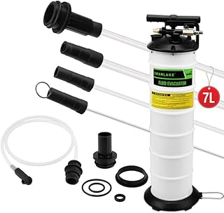 SWANLAKE 7 Liter Pneumatic/Manual Fluid Extractor Pump – Versatile Oil Change Vacuum Tool