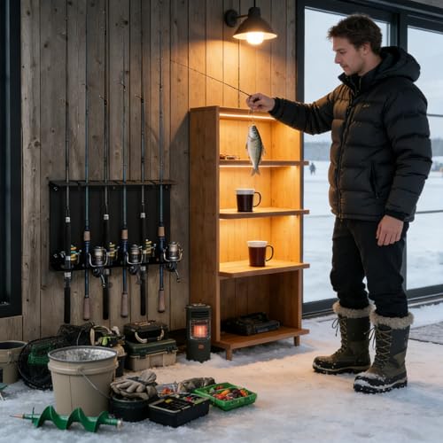 Porte-canne à pêche de qualité supérieure, fixation murale durable - 3