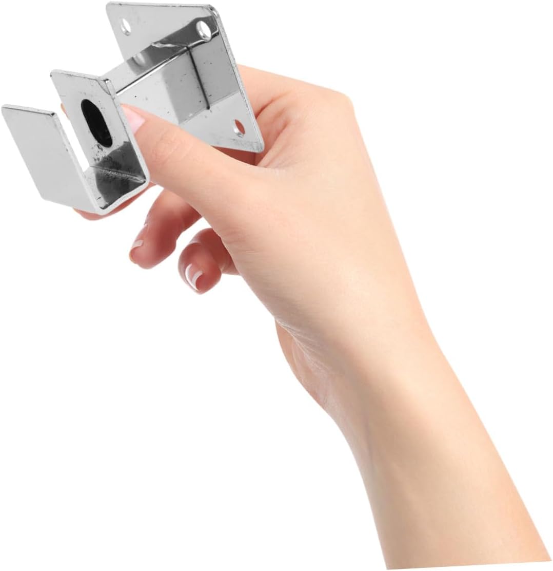 Toyvian Heavy Duty Closet Rod Brackets Wall Mounted Shelf Supports Thickened Square Tube Brackets for Clothing Store Shelves 10 Pieces Set Wall Mount with Strong Load Capacity
