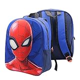 Marvel. Spiderman Rucksack, Spiderman Kinderrucksack Jungen mit leuchtenden 3D-Augen, Back To Schulrucksack Jungen, Premium Superhelden Kinderrucksäcke, Geschenke für Jungen, 25 x 8 x 30 cm