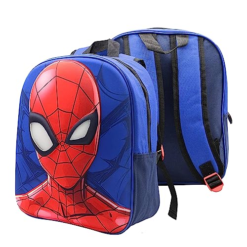 Marvel Spiderman Rucksack, Spiderman Kinderrucksack Jungen mit leuchtenden...