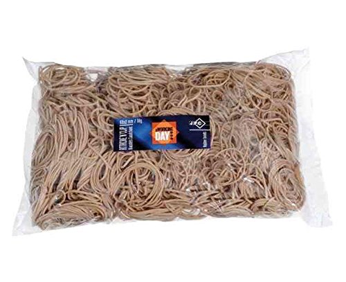 Sac d'elastique caoutchouc blond JPC 1 kg de dimensions 80 x 1,8 mm