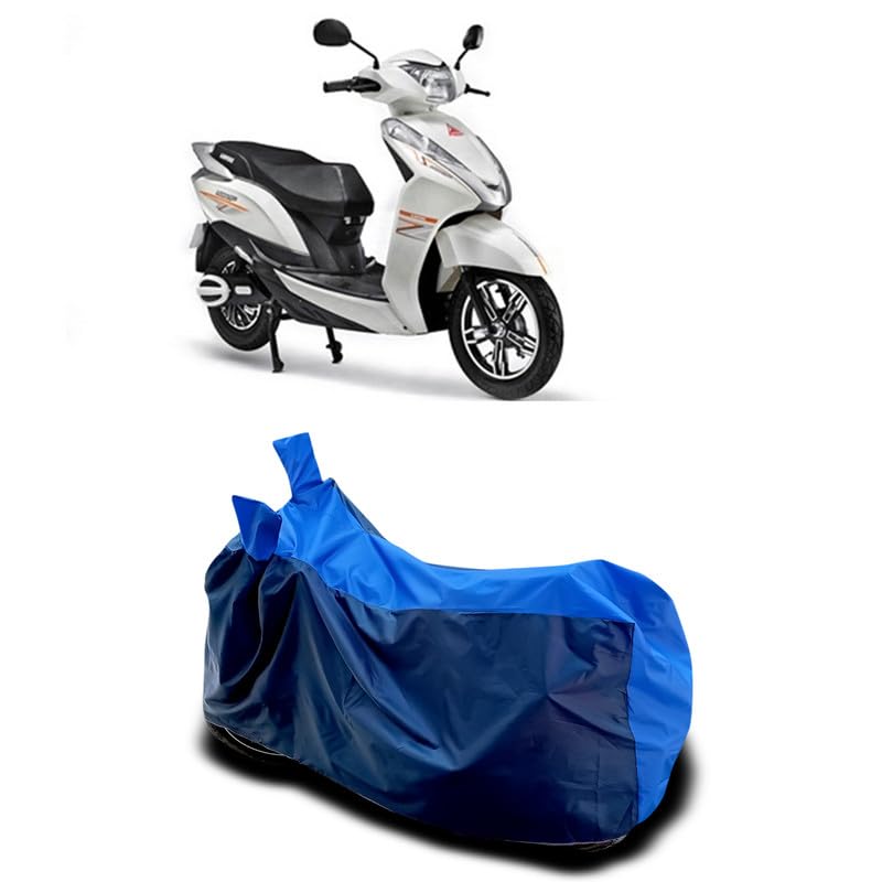 Image of DUFFEL-Two Wheeler Bike Body Cover Compatible for Ampere Magnus Bs6 Heat Protectio /UV-Rays /Birds Dropping /DustProof /Waterproof All Variants [Nevay Blue]