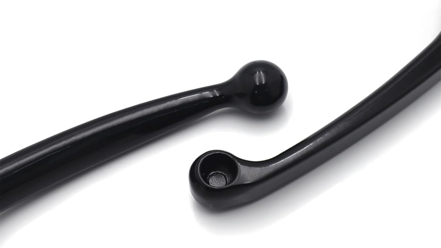 HASkulle Motorcycle Brake & Clutch Levers for Yamaha FZ6 FZ8 FZ07/09 FJ09 MT07/09 XSR700/900 - Easy Replacement,Color: Black