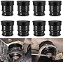 Silicone Body Mount Kit for Ford Super Duty F-250 / F-350 Crew Cab 2008-2016, 8PCS Silicone Body Mount Bushings Kit Improve Bumpy Ride, Durable Components Outperforms OEM and PU Mounts