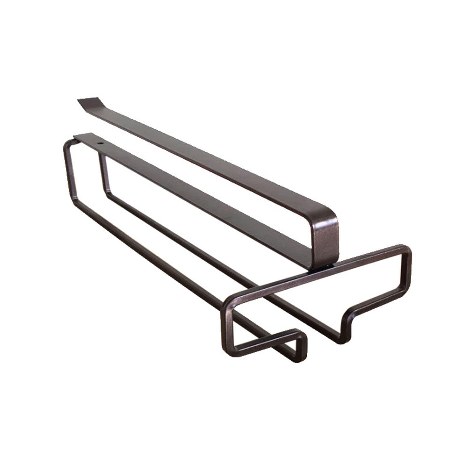 YROHGKPN Under Cabinets Hanging Rack Wine Glass Storage Racks Simple Designs Holders Perfect for Club and Kitchens Glassware Display