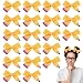 Jaciya 20 Pcs Bow Hair Clips Pencil Hair Clips Teacher Appreciation Gifts Back to School Supplies Cute Clip for Women