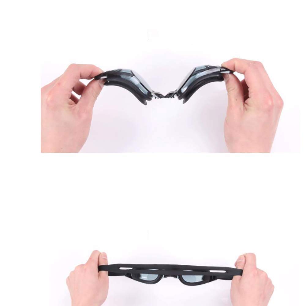 Gafas - Myopia Gafas de natación antivaho impermeables Hombres y mujeres Equipo de natación para adultos
