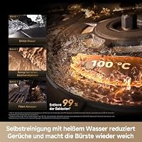 dreame X50s Ultra Saugroboter mit Wischfunktion, ultraschlankes Design mit 7,95 cm, 8.8-cm-Hindernisüberwindung, 35000 Pa Saugkraft, Selbstreinigender Wischmopp, kein Verheddern – Ansicht 9