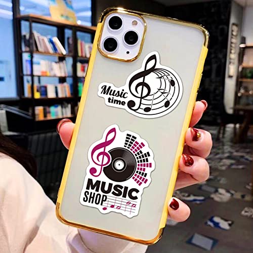 50Pcs Music Stickers For Water Bottles Vinyl Music Stickers For Kids Teens Waterproof Musical Note Stickers Decals For Laptop Scrapbooking Journaling Music Stickers #TOP4