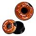 Produktbild Chic-Net Schraub 3D Plug Acryl Donut braun plastisch Tunnel Piercing Ohrschmuck 18 mm