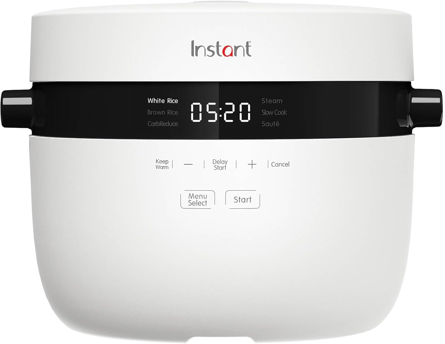 Instant Pot - Olla arrocera y vaporera, 2.8 L (12 tazas) – con recipiente antiadherente apto para lavavajillas, cesta de vapor de acero inoxidable, taza medidora, cuchara para arroz