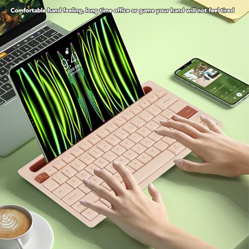 Clavier ordinateur portable et tablette Dpofirs 79 touches Bluetooth sans fil silencieux compact - 5