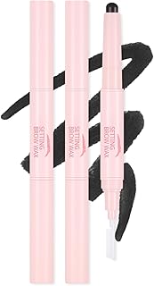 DAGEDA 2 unidades de cera negra para cejas, c...