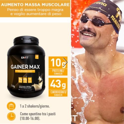 Eafit Gainer Max Goût Vanille Noisette 1 1kg - vue 5