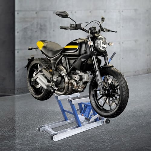 Elevador hidráulico de moto 680 kg con altura ajustable de marco doble 5