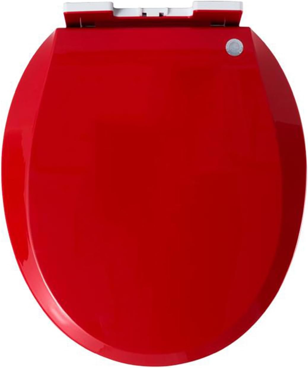 Color Round Toilet Seat with Easy Clean & Top Fixed Hinge, Round Soft Close Toilet Seat, Quick Release/Green
