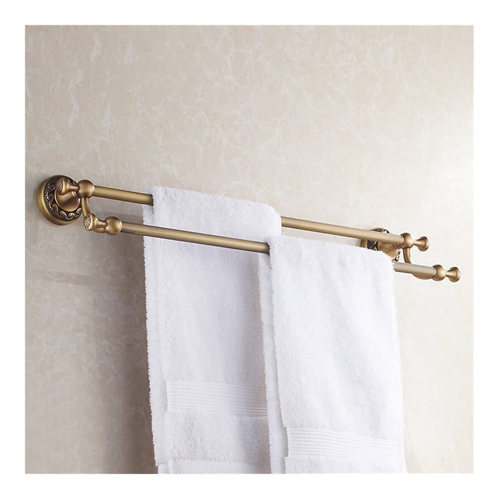 Cintre pour étagère de bain en laiton antique : finissez-en avec les serviettes humides