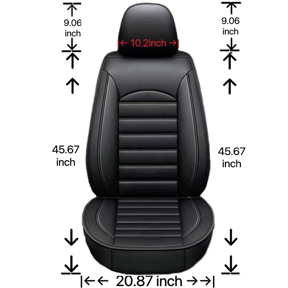 Housse de siège de Voiture Universelle,Convient pour LIFAN, Coussins protecteurs,4-Black