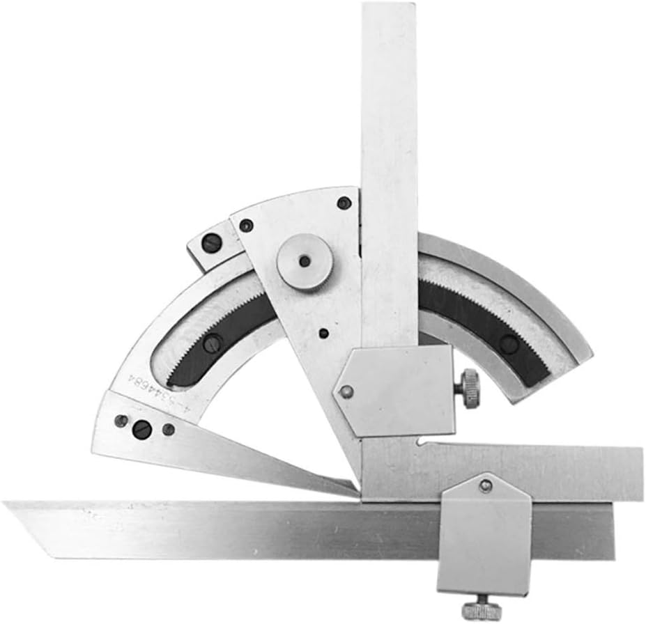 JSEIAJB Removable Angle Gauge Universal Bevel Protractor Precision Angle Measuring Finder Ruler Tool Inner Outer Parts Measuring Tools