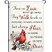 Cuiliqun Those We Love Don't Go Away Garden Flags 12x18 Inch Double Sided Cardinal Memorial Garden Flag Cemetery Decorations for Grave Remembrance Sympathy Flags for Outdoor Grief Gifts