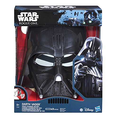 Acessório Máscara Eletrônica Star Wars Darth Vader Hasbro Preto