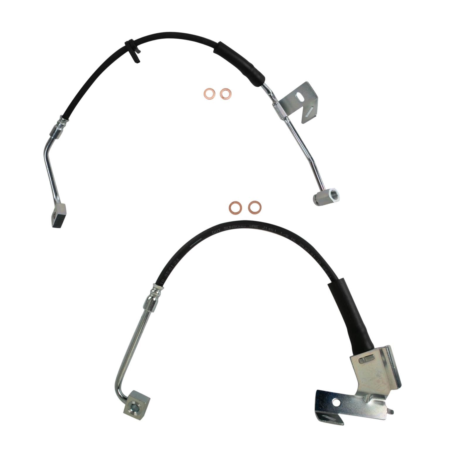 TRQ Front Brake Hose Set