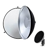 Godox AD-S3 Portable Beauty Dish + Honeycomb Cover For Speedlite Flash AD180 AD360 II