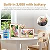 Battery Power Digital Photo Frame Electronic LED Screen Customizable Touchscreen 10.1'' 1920x1080 HD IPS, Share Photos and Videos 6 Hours,32GB,Wedding Ideal Christmas for Loved Ones