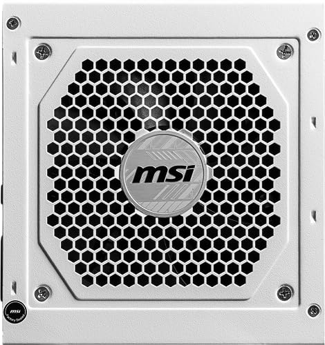 MSI Alimentatore completamente modulare ATX 850W - MAG A850GL PCIE5 BIANCO - (Active PFC/80 PLUS Gold) - Alimentatore - Immagine 7