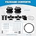 Rear Air Spring Bags Airbag Suspension Kit Replacement for Chevrolet Silverado & GMC Sierra 1500 4WD & RWD 2019-2023, Firestone Ride Rite 2609,5000 Lbs of Load Leveling Capacity