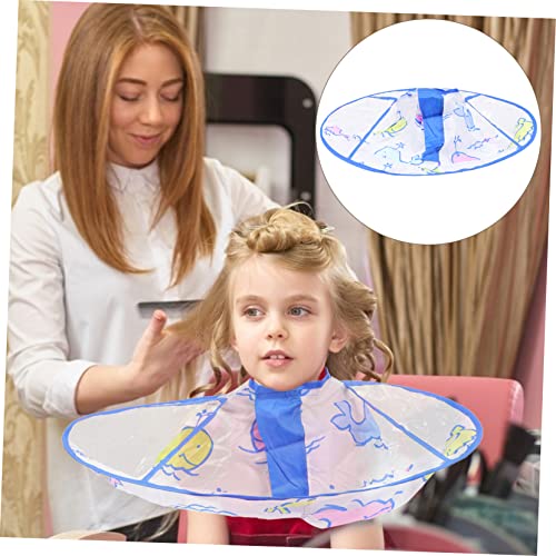 DOITOOL 2 Peças Capa De Corte De Cabelo Infantil Avental De Salão De Corte De Cabelo Capa Massageado