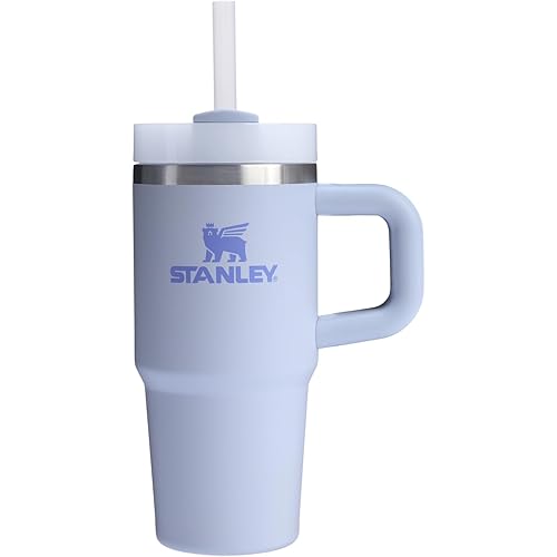 STANLEY Quencher H2.0 Tumbler with Handle and Straw 14 oz | Flowstate 3-Position Lid | Cup Holder Compatible for Travel | Insulated Stainless Steel Cup | BPA-Free | Dew Drop