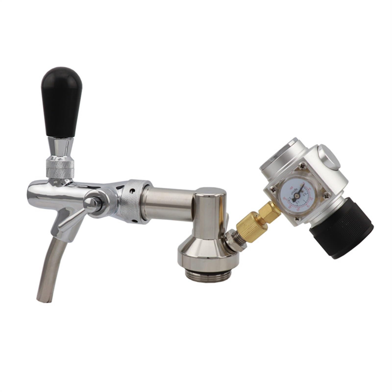 Warzenie piwa Dozownik Mini Growler z ładowarką Keg Regulator Co2 do beczki piwa Homebrew 2L 4L 5L Beczka na piwo(Type 2)