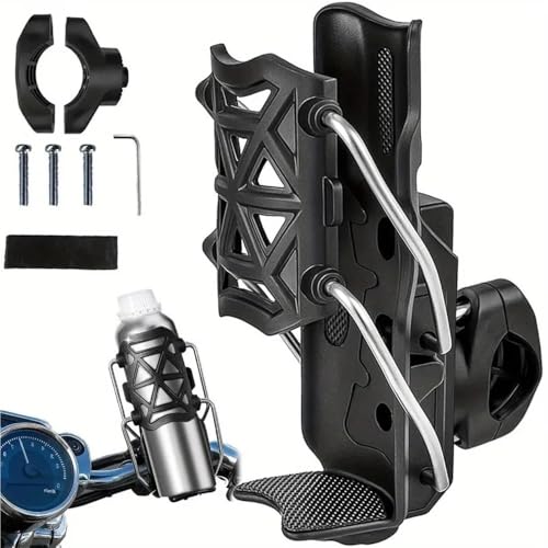 Porte-gobelet pour vélo moto E réglable avec pince de cyclisme robuste - 2