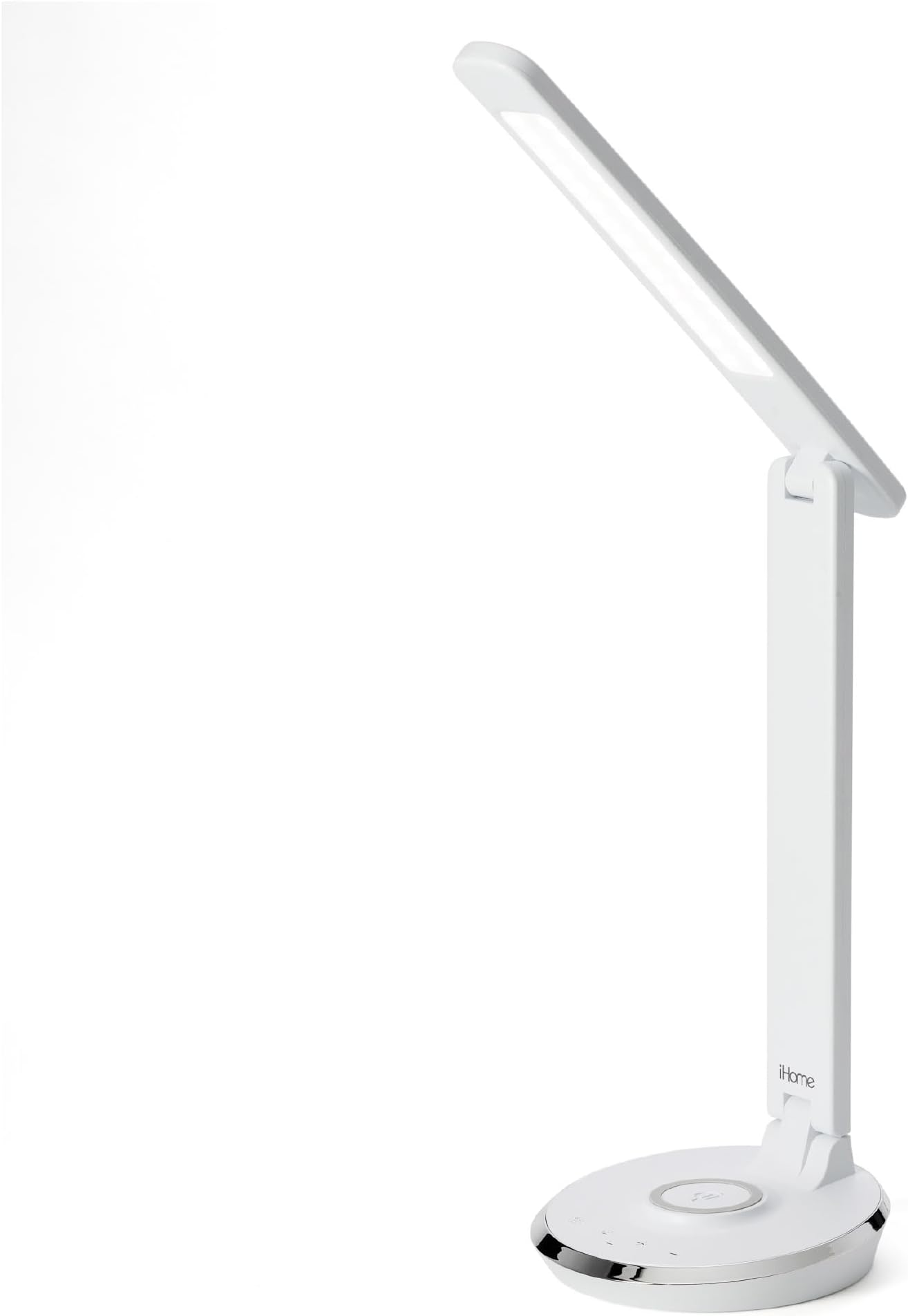 iHome Desk Lamp with Charging Station, Reading Light with Wireless