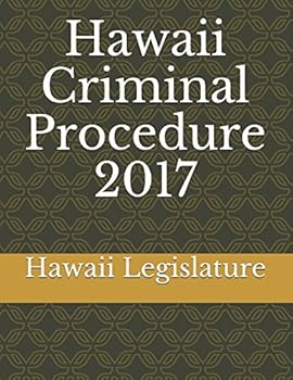 Paperback Hawaii Criminal Procedure 2017 Book