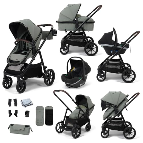 Babylo Zap Travel System with i-Size Infant Carrier, Ride-on Board,