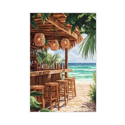 Poster d'art mexicain sur toile 40x61cm, idée cadeau chambre