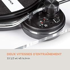 AUNA Pureness – Platine Vinyle, Verre Acrylique, entraînement par Courroie, USB, tête de Lecture magnétique MC, arrêt… - Les Beatles, Paul McCartney, John Lennon, RIngo Starr, George Harrison AUNA Pureness - Platine Vinyle, Verre Acrylique, entraînement par Courroie, USB, tête de Lecture magnétique MC, arrêt… – Image 7