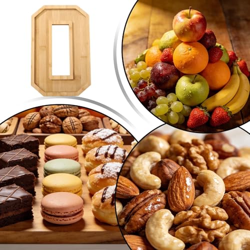 Plateau de service pour repas pour gâteau de mariage et buffet chic