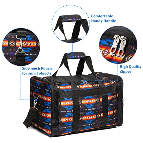 Travel Duffel Bag for Women Men, Lightweight Carry On Duffle Bag with Pocket and Adjustable Strap for Camping Travel Gear Gym4