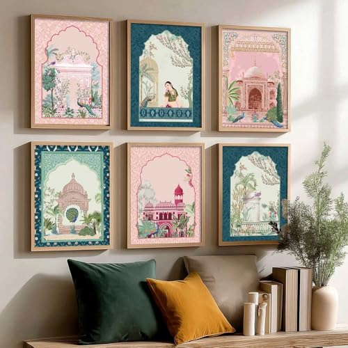 Image of kotart - Pichwai wall Art Paintings with Frame for Home Decoration - Painting for Living Room Bedroom Office Wall hanging frames - (19X25 INCH, F)